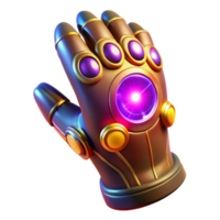 stunning creative 3D Render of a Futuristic Power Glove professional png