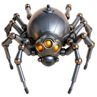 extraordinary abstract 3D Render of a Futuristic Robotic Spider professional png