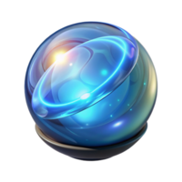 vibrant abstract Abstract 3D Blue Orb Background high resolution png