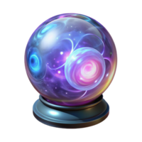 impressive minimalist Mystical 3D Orb Illustration authentic png