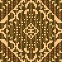 Sari Pattern Traditional Japanese Patternfolk Embroidery, Aztec Geometric Ornament Print. Design for Carpet, Wallpaper, Clothing, Wrapping, Fabric vector