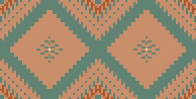 Sari Pattern Arabic Geometric Pattern Designfolk Embroidery, Aztec Geometric Ornament Print. Design for Carpet, Wallpaper, Clothing, Wrapping, Fabric vector
