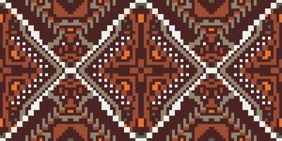 Geometry Geometric Pattern Drawingfolk Embroidery, Aztec Geometric Ornament Print. Design for Carpet, Wallpaper, Clothing, Wrapping, Fabric vector