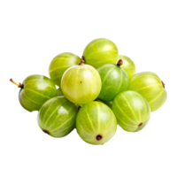 A Closeup of a Pile of Fresh Green Gooseberries Ready to Eat png