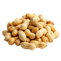 CloseUp View of a Pile of Roasted Peanuts in Their Shells png