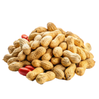 CloseUp View of a Pile of Peanuts in Their Shells png