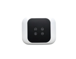 Realistic black and white electrical socket isolated on transparent background png