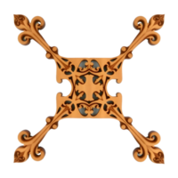 Decorative element in the form of a frame png