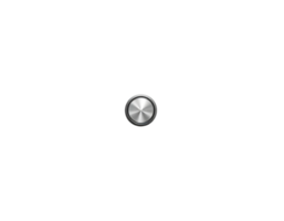 Realistic button isolated on transparent background png