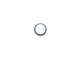 Realistic button on a transparent background png