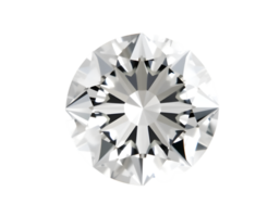 Realistic Detailed 3d Diamond on Transparent Background png