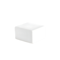 realista cuadrado blanco cubo aislado en transparente antecedentes png