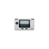 Realistic game controller isolated on transparent background png