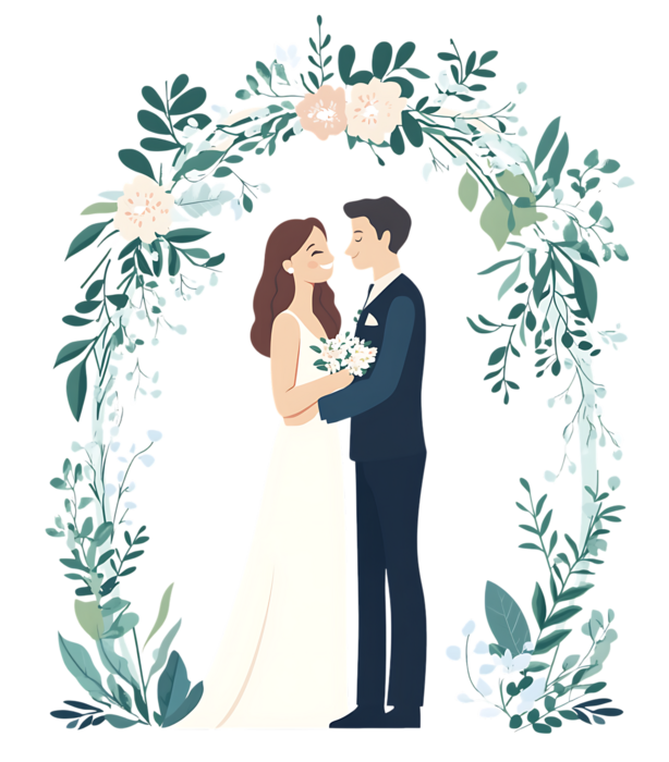 Nuestra Boda PNG para descargar gratis