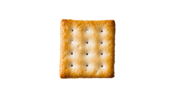 A cracker on a black background png