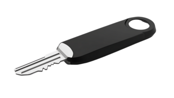 Black key with ring png