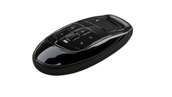 A black mouse with a remote control on it png