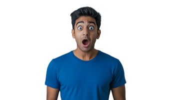 A man with a shocked expression on his face png