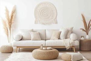 Bohemian Chic Living Room Interior Design photo