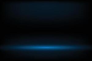 Horizontal Neon Laser lines of light on black color background vector