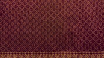 A piece of cloth with a pattern of squares and circles.16 photo