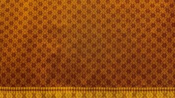 A piece of cloth with a pattern of squares and circles.39 photo