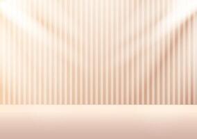 Elegant Beige Stage Background, soft lighting, creating a luxurious and minimalistic atmosphere. illustration suitable for presentations, product displays,branding, posters, and digital designs vector