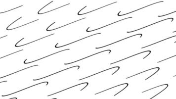 Diagonal Swoosh Pattern on White Background video