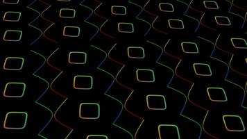 Neon Grid Abstract Pattern video