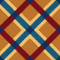 Handwoven Inspired Plaid Pattern A Fusion of Straight and Diagonal Lines vector