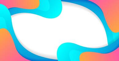 gradient abstract modern wave background vector