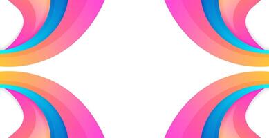 gradient abstract modern wave background design template. vector
