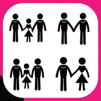 Family Structures Diverse Relationships, Love, and Parenthood vector
