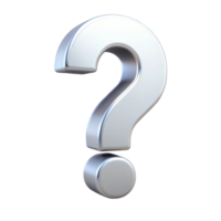 question mark shape query symbol punctuation is isolated on transparent background png