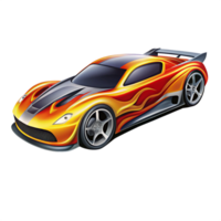 3d wheel car is isolated on transparent background png