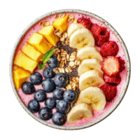 Smoothie Bowl isolate on transparent background png