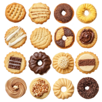 Cookies isolate on transparent background png