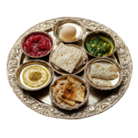 Passover seder isolate on transparent background png