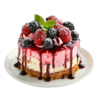 Cheesecake isolate on transparent background png