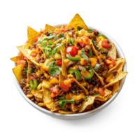Nachos isolate on transparent background png