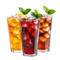 Flavored Soda isolate on transparent background png