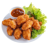 Chicken Nuggets isolate on transparent background png