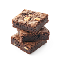 Brownies isolate on transparent background png