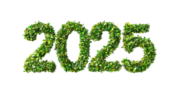 green text on transparent background for new year 2020 png