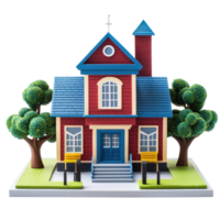 Community Center isolate on transparent background png