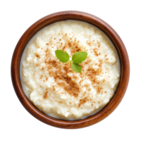 Rice Pudding isolate on transparent background png