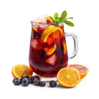 Sangria isolate on transparent background png