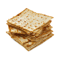 Matzo Passover food Jewish holiday isolate on transparent background png