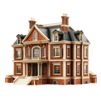 A Mansion house isolate on transparent background png