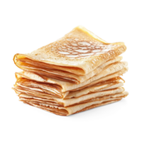 stack of pancakes isolate on transparent background png